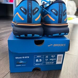 NWT Brooks Ghost 15 GTX Blue size 8.5